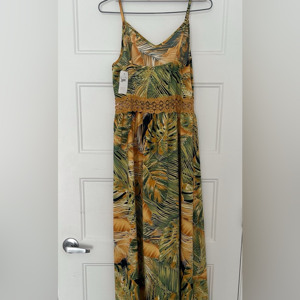NWTS Sun Dress Tropical Print Vaca Dress by SHEIN Sz 4 - Picture 10 of 10